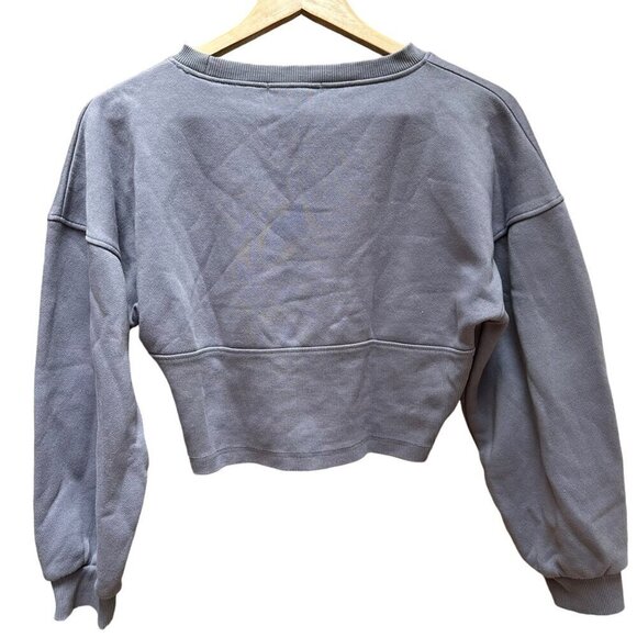 Lot of‎ 2 Missguided & DSG Cropped Long Sleeve Shirt/Sweatshirts Beige & Gray SM - Picture 2 of 13
